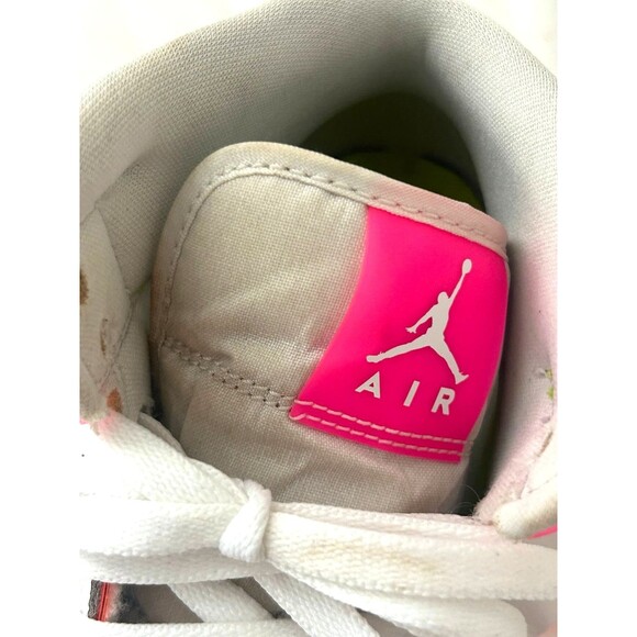 Air Jordan 1 Mid SE GS 'Edge Glow' Youth Girl's Sz 6 Streetware Retro Hype Shoes - Picture 5 of 6